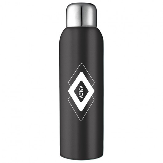 Black Melbourne Metal Drink Bottles